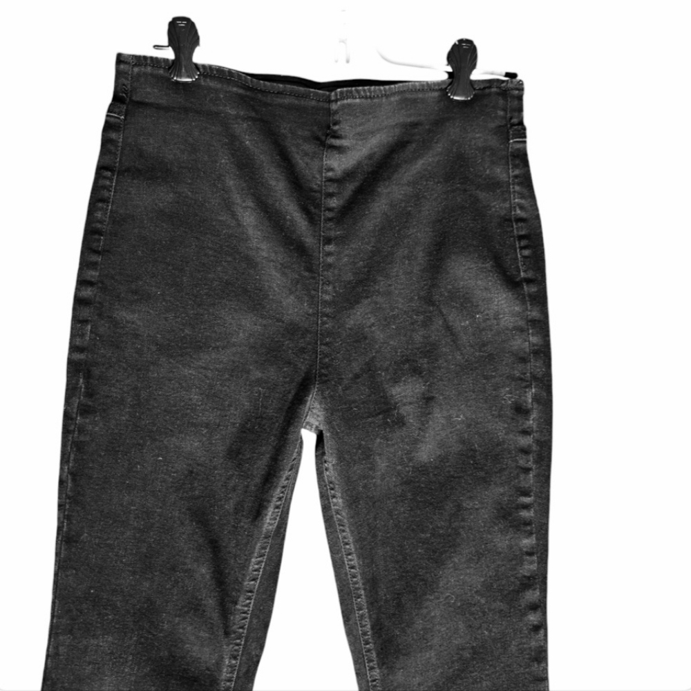 ❤️No Boundries Size Medium Black High-Waist Jeans Long Tall Pants Stretchy NWOT